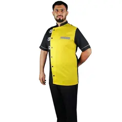 پیراهن آراد مشکی زرد