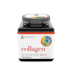 قرص کلاژن یوتئوری ۱۲۰ عددی | راز جوانی تقویت پوست مو ناخن