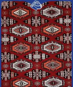 فرش 12متری نقش ترکمن1200شانه