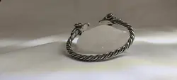 دستبند (پالنگ) نقره طرح کله قوچ