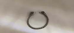 دستبند (پالنگ) نقره طرح کله قوچ