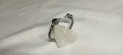 دستبند (پالنگ) نقره طرح کله قوچ