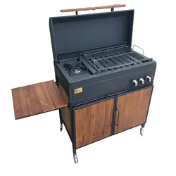 باربیکیو گازی اصلان مدلM80P درب تخت کابینت دار