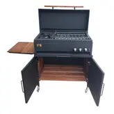 باربیکیو گازی اصلان مدلM80P درب تخت کابینت دار
