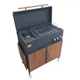 باربیکیو گازی اصلان مدلM80P درب تخت کابینت دار
