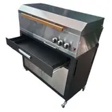 باربیکیو گازی E90استیل کابینت دار درب تخت