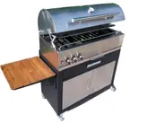 باربیکیو گازی E90 استیل کابینتدار درب گرد