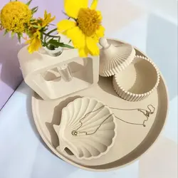 ست سینی ،گلجا،شمع و اکسسوری