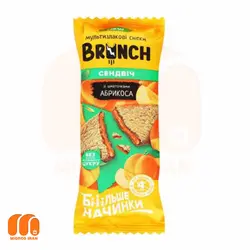 قیمت و خرید بیسکویت رژیمی مغزدار برانچ Brunch با طعم زردآلو 56 گرم از جلفا