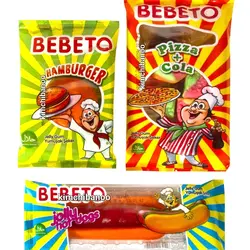 پاستیل فست فودی پک ۳ تایی