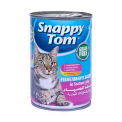 کنسرو گربه اسنپی تام | Snappy Tom با طعم ترکیب ماهی های لذیذ اقیانوسی