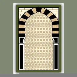 جانماز و سجاده طرح محراب کد n118