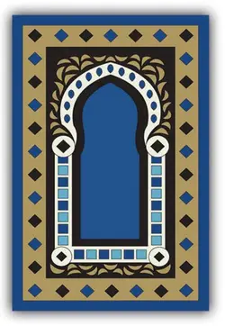 جانماز وسجاده طرح مناره بهشت کد n103