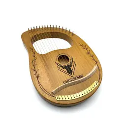 چنگ رومی ۱۶ سیم برند کوکو رنگ نسکافه ای