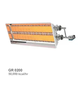 هیتر گازی تابشی انرژی مدل GR 0200 | ناب تهویه