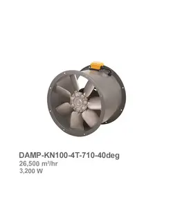 فن آکسیال سیلندری دمنده مدل DAMP-KN100-4T-710-40deg