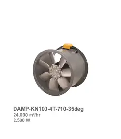 فن آکسیال سیلندری دمنده مدل DAMP-KN100-4T-710-35deg