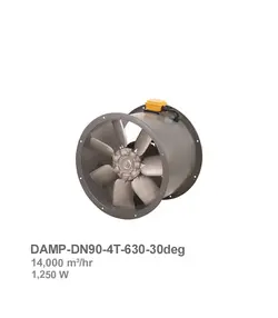 فن آکسیال سیلندری دمنده مدل DAMP-DN90-4T-630-30deg