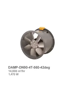 فن آکسیال سیلندری دمنده مدل DAMP-DN90-4T-560-42deg