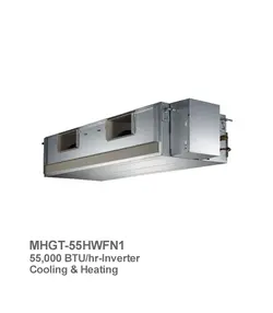 داکت اسپلیت اینورتر میدیا سه فاز مدل MHGT-55HWFN1|ناب تهویه