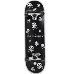 اسکیت برد کامل مایت طرح Black & White Skull - پارسی اسپورت