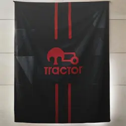 پرچم هواداری طرح لوگو تراکتور سازی - پارسی اسپورت