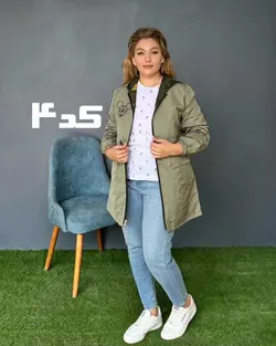 بارانی دو رو کیتی - بلوط مد