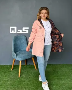 بارانی دو رو کیتی - بلوط مد