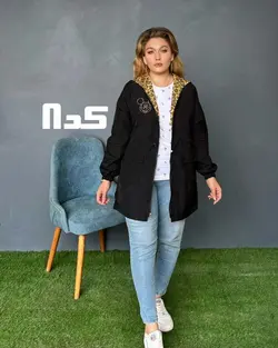 بارانی دو رو کیتی - بلوط مد