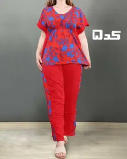 بلوز و شلوار نخی پریا - بلوط مد