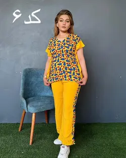 بلوز و شلوار نخی پریا - بلوط مد