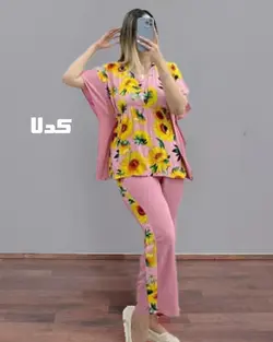 بلوز و شلوار نخی پریا - بلوط مد