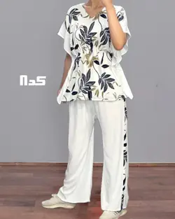 بلوز و شلوار نخی پریا - بلوط مد