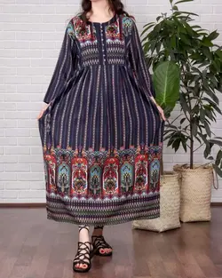 پیراهن نخ هند طرح راجو - بلوط مد