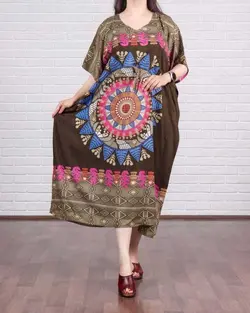 پیراهن ساحلی پانچ خورشید 554 - بلوط مد