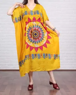 پیراهن ساحلی پانچ خورشید 554 - بلوط مد