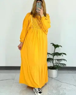 پیراهن ساحلی کیمونو 724 - بلوط مد