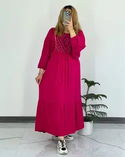 پیراهن ساحلی کیمونو 724 - بلوط مد