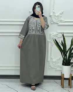 پیراهن لینن الهه 1398 - بلوط مد