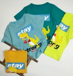 تیشرت تک بچه گانه stay 1190 - بلوط مد