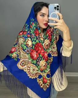 چارقد ریشه ابریشمی نازگل - بلوط مد