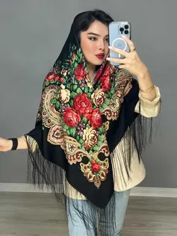 چارقد ریشه ابریشمی نازگل - بلوط مد