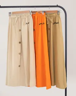 دامن لینن میرا 1395 - بلوط مد