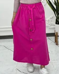 دامن لینن میرا 1395 - بلوط مد