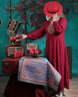 ساحلی آیدا چاپی 3981 - بلوط مد