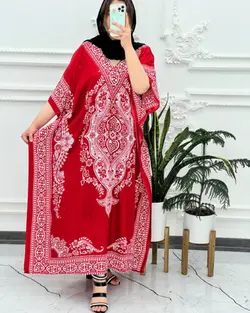 ساحلی پانچ سیلک رنگبندی 3991 - بلوط مد