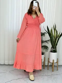 ساحلی سلن آستین بلند هندی 824 - بلوط مد