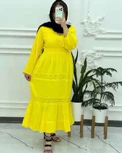 ساحلی سلن بلند تافته نخ هندی 2424 - بلوط مد