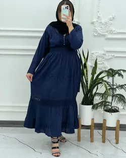 ساحلی سلن بلند تافته نخ هندی 2424 - بلوط مد