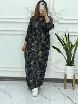 ساحلی نخی ترمه 1013 - بلوط مد